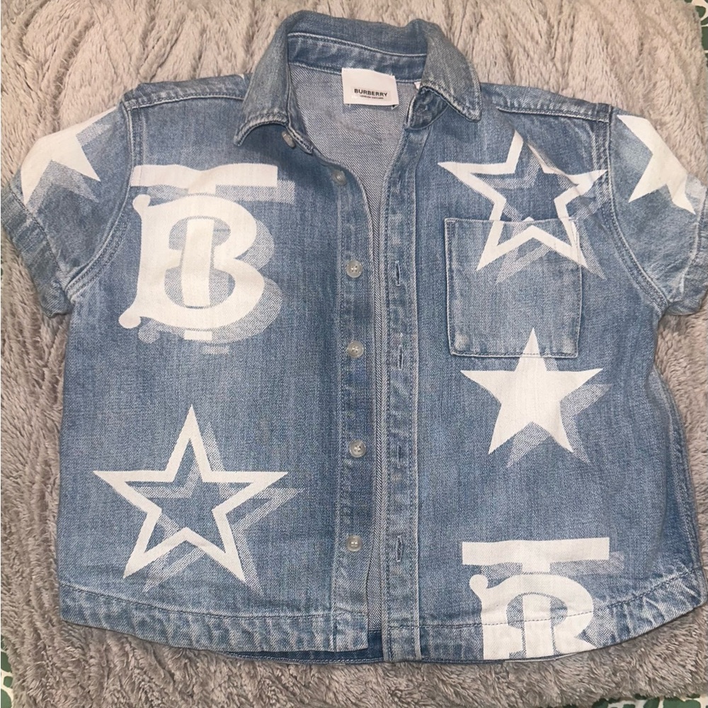 Burberry Denim Shirt Sz 4Y